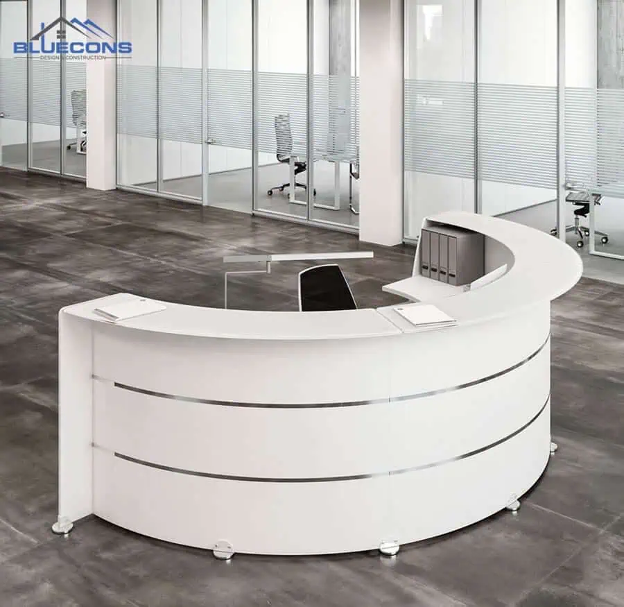 +20 mẫu Thiết kế quầy lễ tân nhà hàng đẹp, ấn tượng 13 Bàn lễ tân di động tiện lợi cho nhà hàng