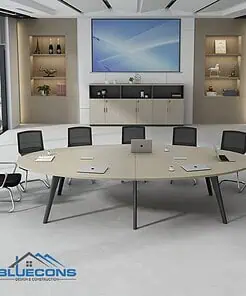 Bàn họp Oval BH008