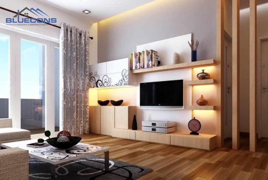 Bí quyết chọn mua mẫu tủ gỗ phòng khách hiện đại