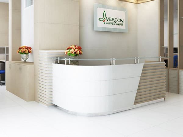 Mẫu quầy lễ tân đẹp