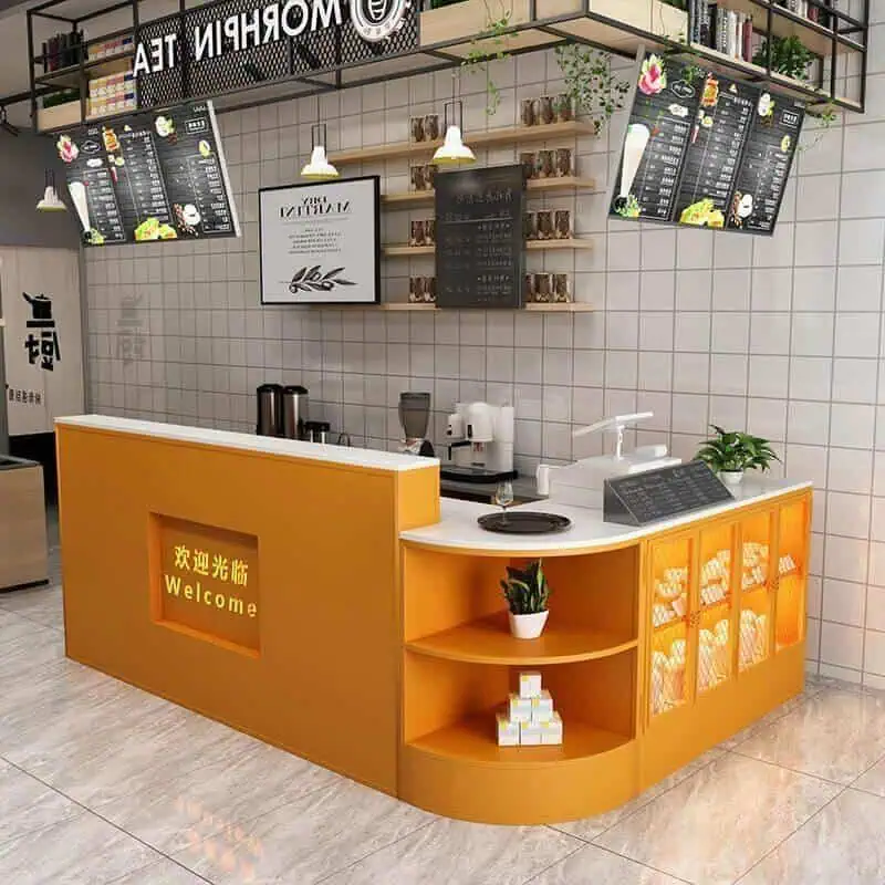 Mẫu quầy pha chế hiện đại