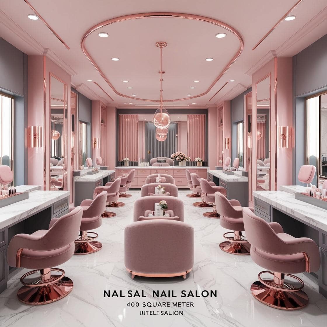cách chọn nội thất cho tiệm nail mới mở 400m2_ (1)