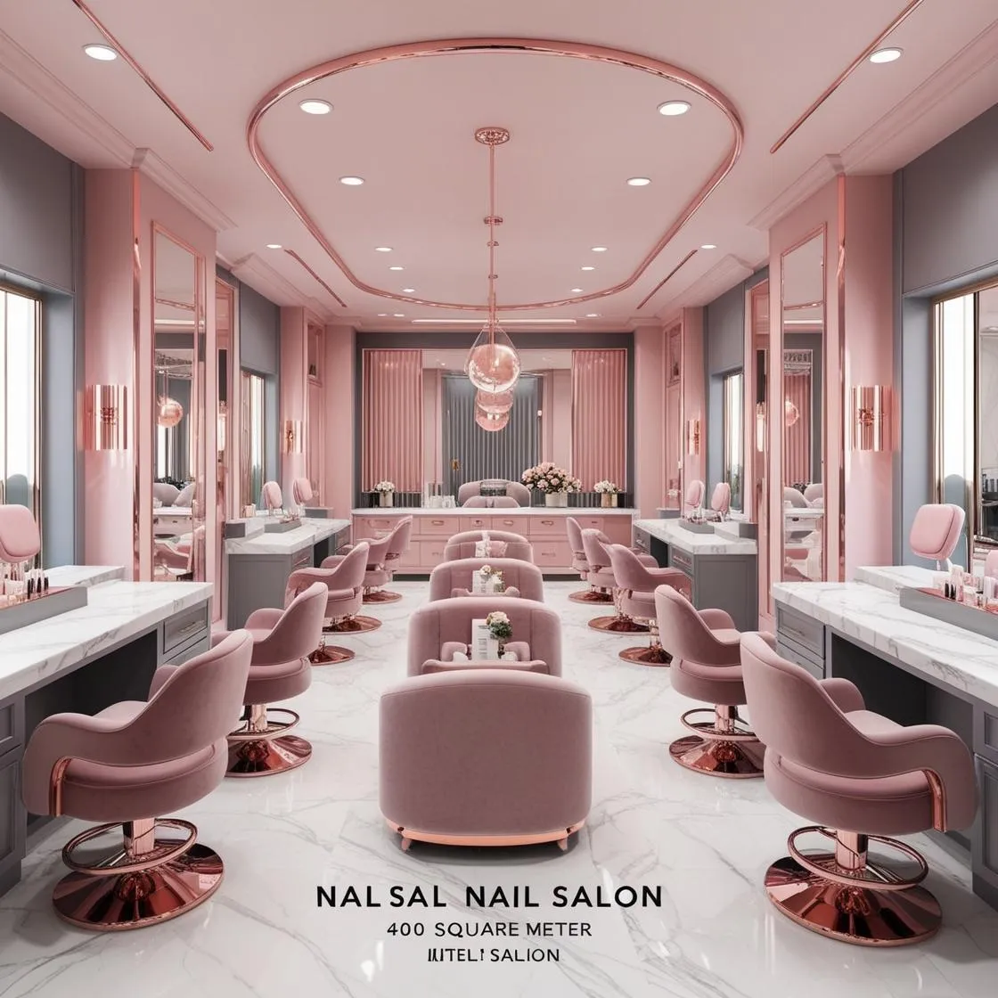 Cách Chọn Nội Thất Cho Tiệm Nail Mới Mở 2 cách chọn nội thất cho tiệm nail mới mở 400m2_ (1)