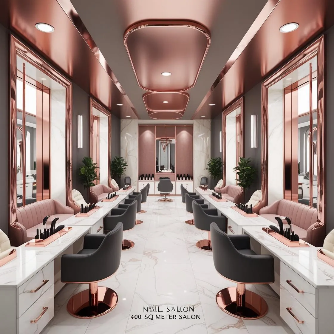 Cách Chọn Nội Thất Cho Tiệm Nail Mới Mở 3 cách chọn nội thất cho tiệm nail mới mở 400m2_ (2)
