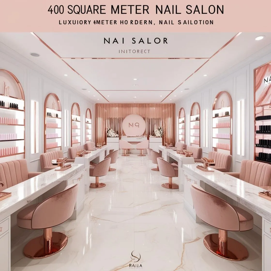 Cách Chọn Nội Thất Cho Tiệm Nail Mới Mở 8 cách chọn nội thất cho tiệm nail mới mở 400m2_ (7)