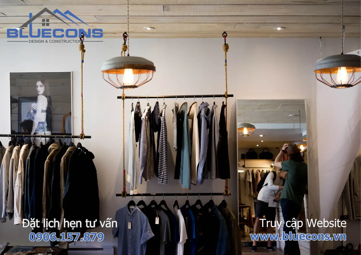 Giá thi công shop thời trang diện tích nhỏ 2024 4 Giá thi công shop thời trang diện tích nhỏ 2024