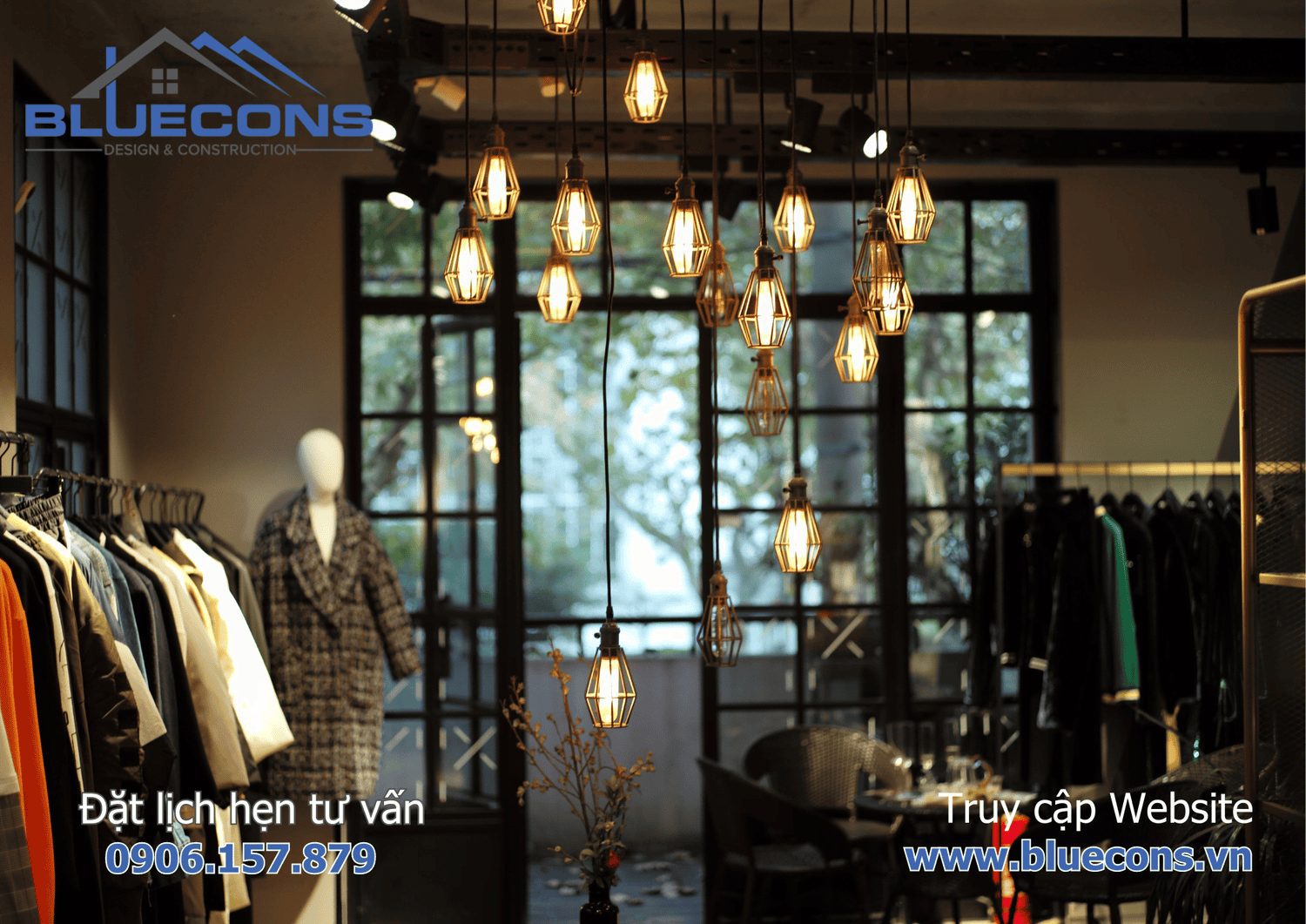 Chi phí thi công shop quần áo nhỏ với 20 triệu