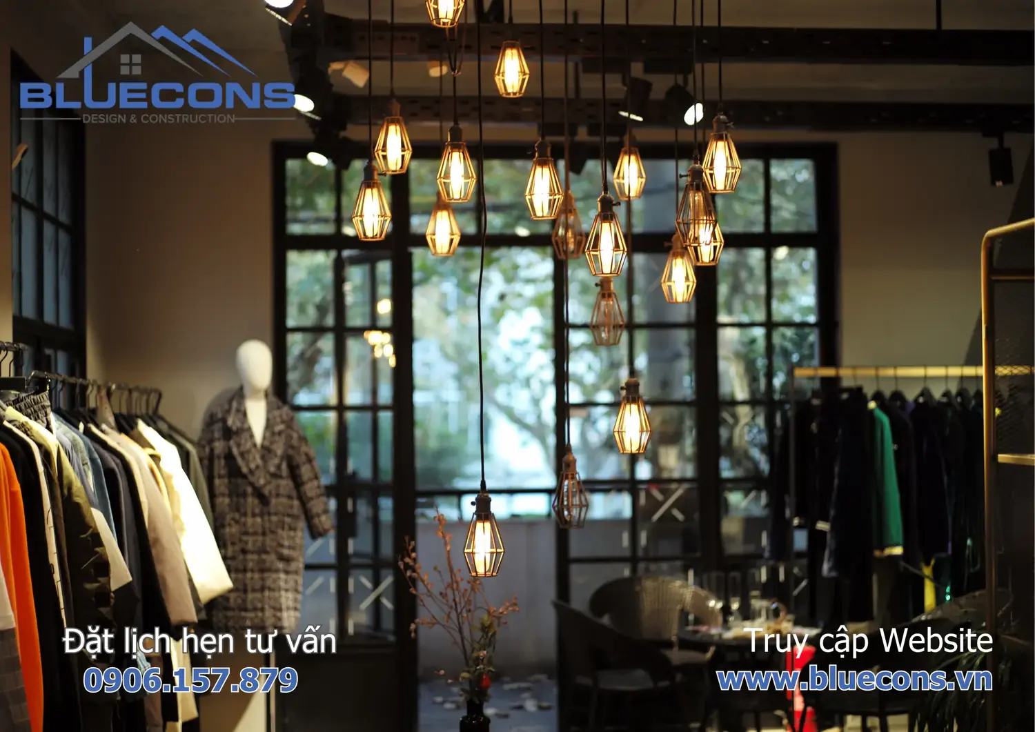 Chi phí thi công shop quần áo nhỏ với 20 triệu 2 Chi phí thi công shop quần áo nhỏ với 20 triệu