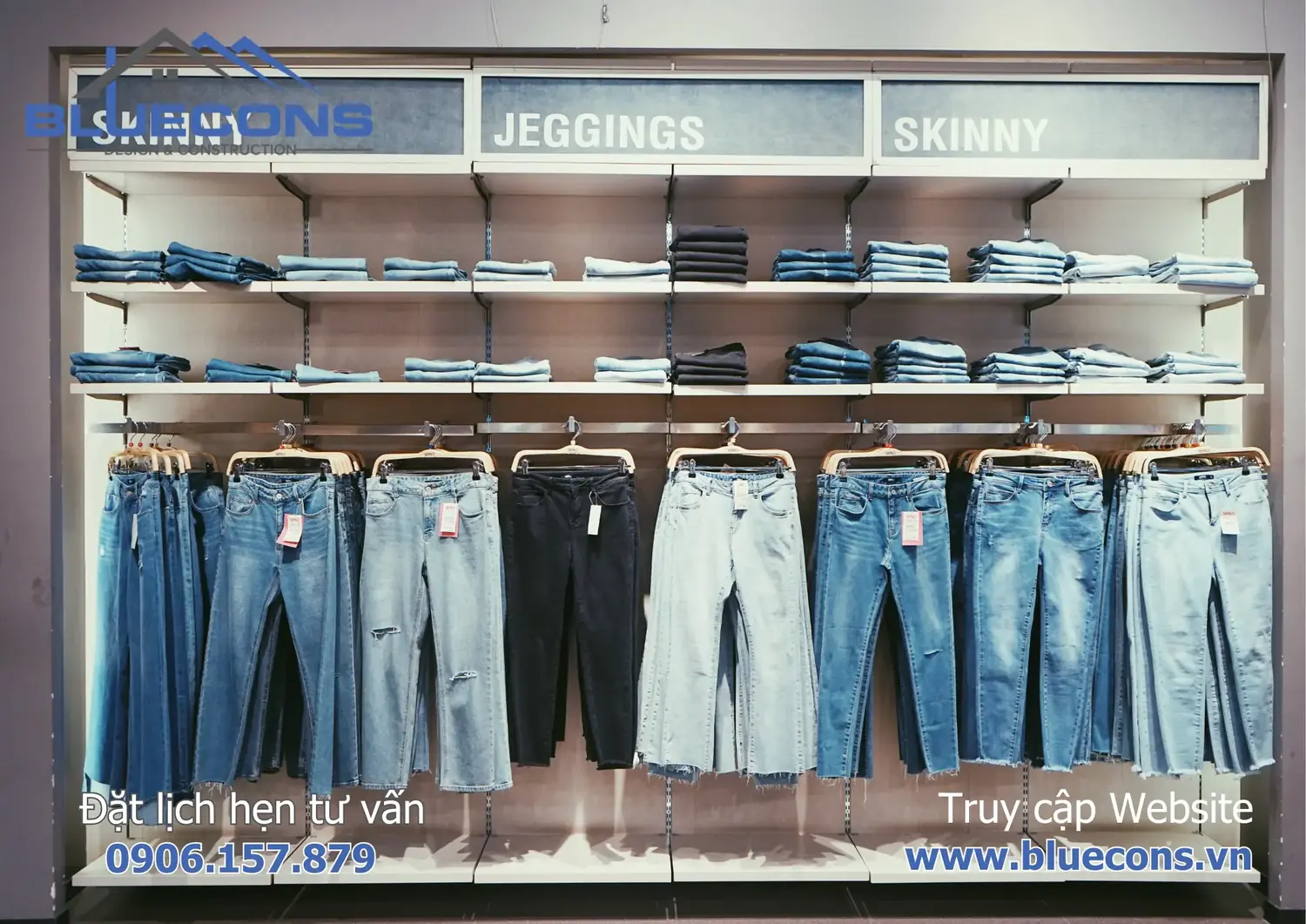 Giá thi công shop thời trang diện tích nhỏ 2024 2 Giá thi công shop thời trang diện tích nhỏ 2024