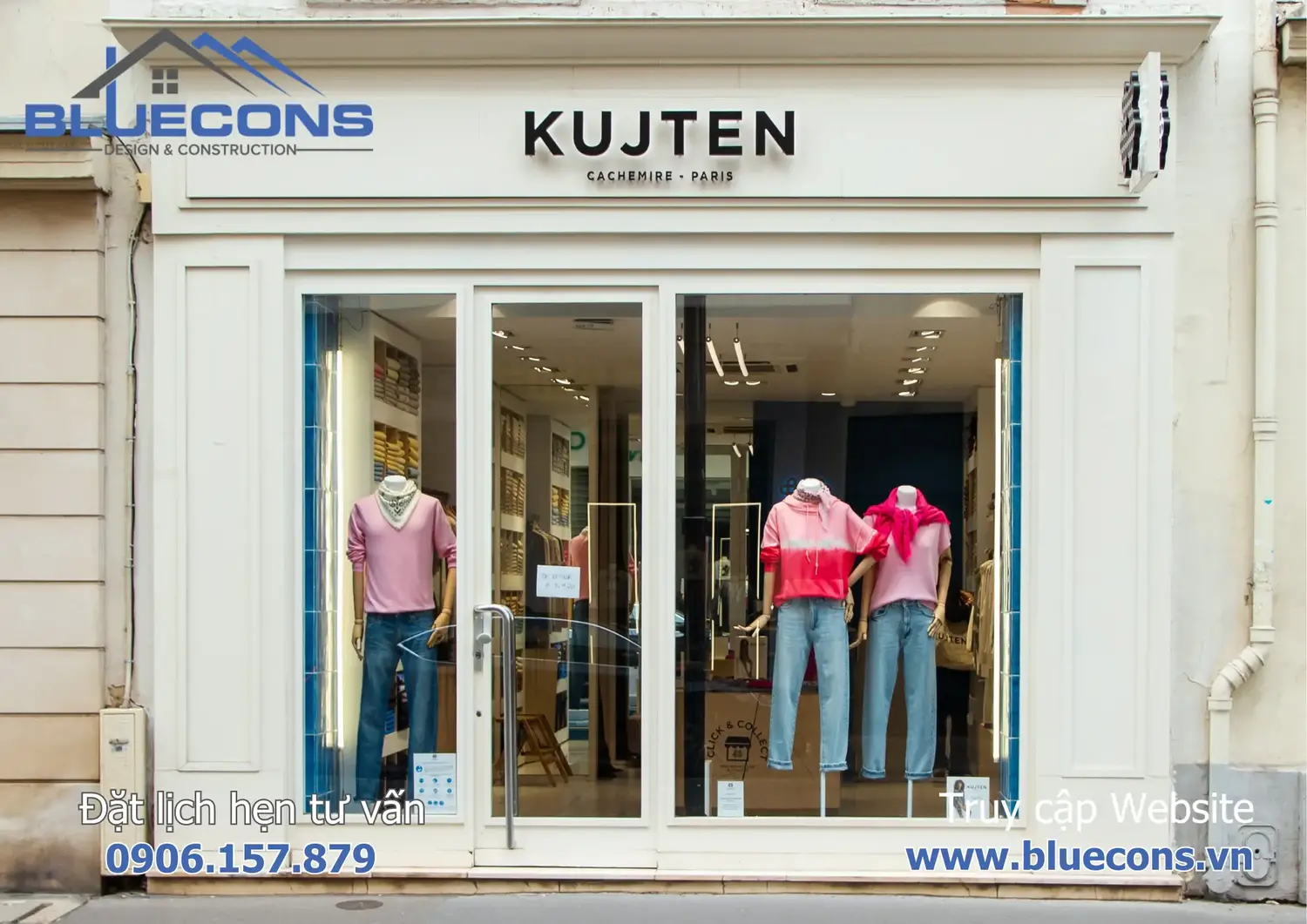 Giá thi công shop thời trang diện tích nhỏ 2024 5 Giá thi công shop thời trang diện tích nhỏ 2024