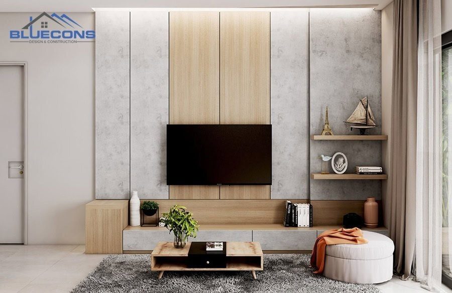 Công dụng tuyệt vời của mẫu tủ gỗ phòng khách hiện đại