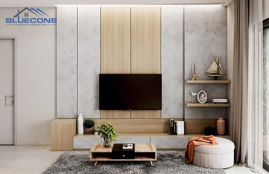 101+ Mẫu Tủ Gỗ Phòng Khách Hiện Đại Đẹp Nhất 2024 Tại Bluecons 4 Công dụng tuyệt vời của mẫu tủ gỗ phòng khách hiện đại
