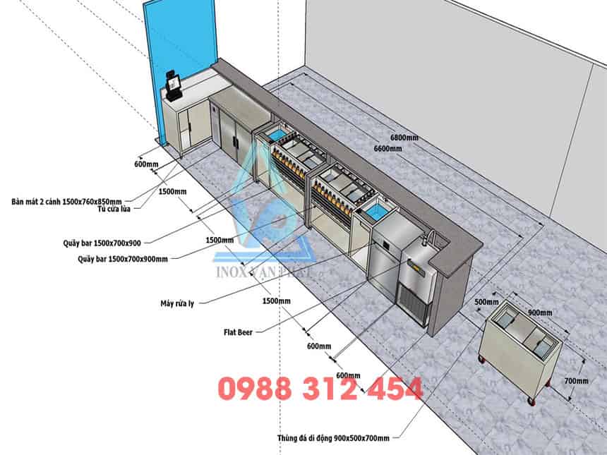 Khu vực thao tác ướt
