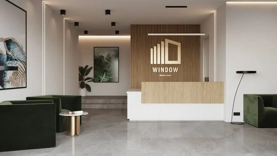 Quầy lễ tân sang trọng