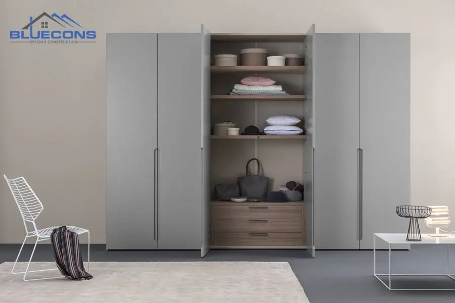 Đóng tủ quần áo theo yêu cầu đẹp, giá rẻ, thiết kế miễn phí tại Bluecons 30 Địa chỉ đóng tủ quần áo theo yêu cầu uy tín, giá rẻ tại TP.HCM