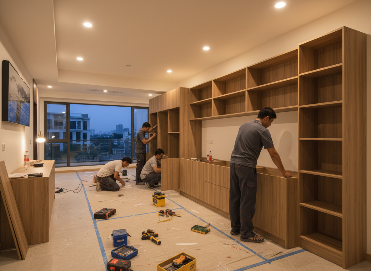 Dich Vu Thi Cong Noi That Nha Pho 06