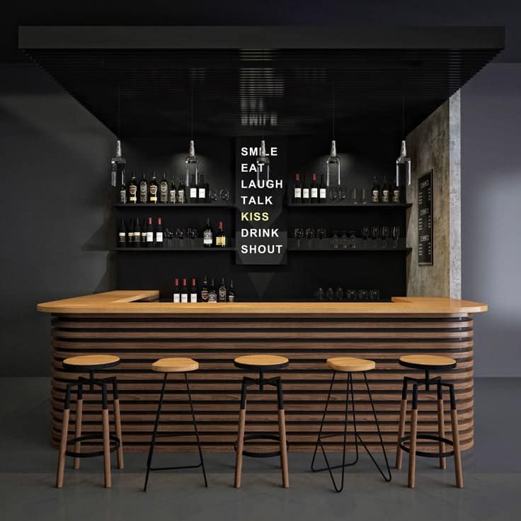 diện tích quầy bar 2 diện tích quầy bar 2