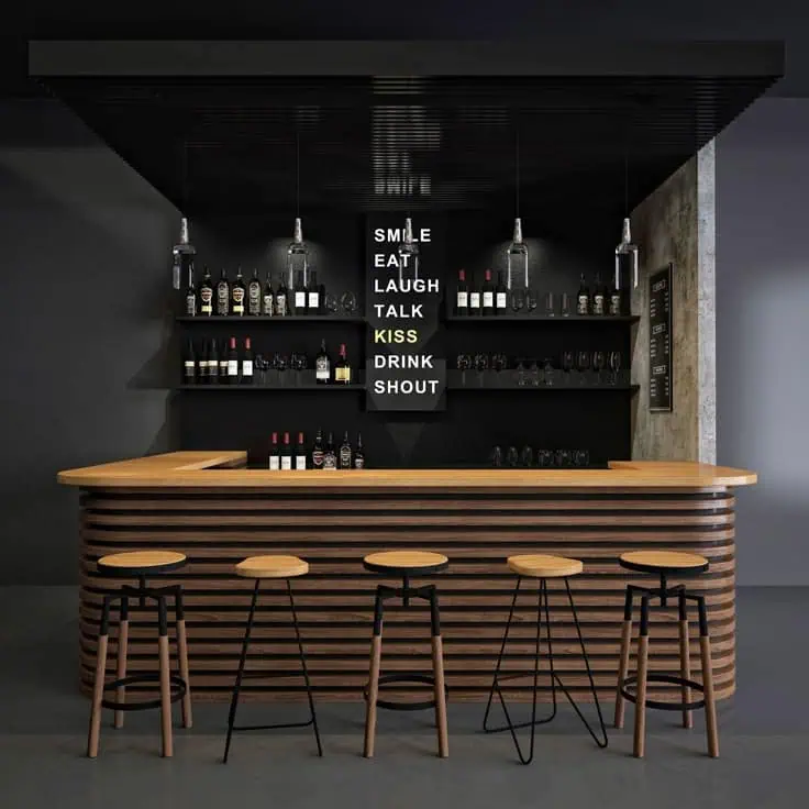 diện tích quầy bar 2 diện tích quầy bar 2