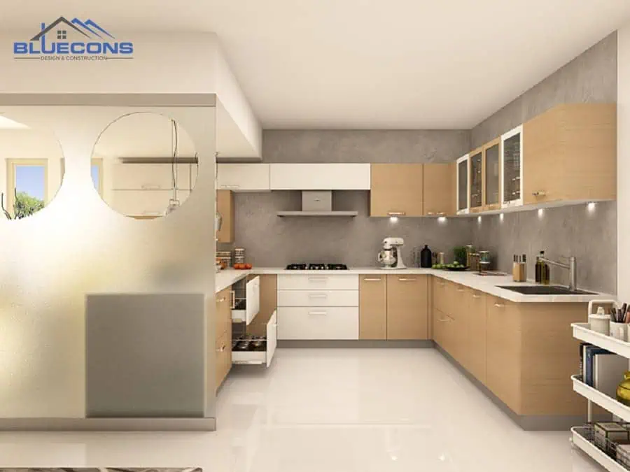 Chọn Mẫu Tủ Bếp Ấn Tượng Cho Không Gian Sống Chất Lượng 2 Đóng tủ bếp theo yêu cầu TB011