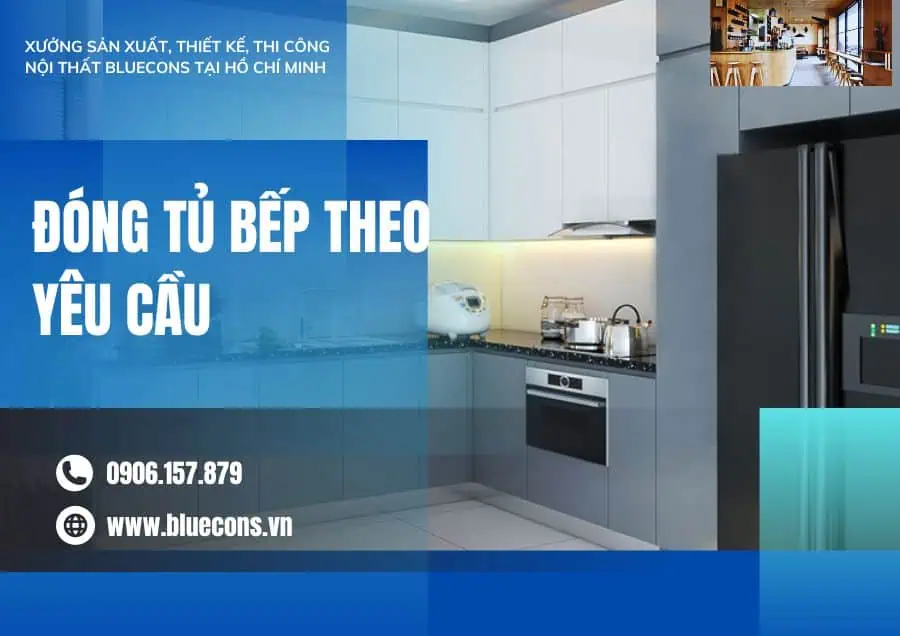 Đóng tủ bếp theo yêu cầu