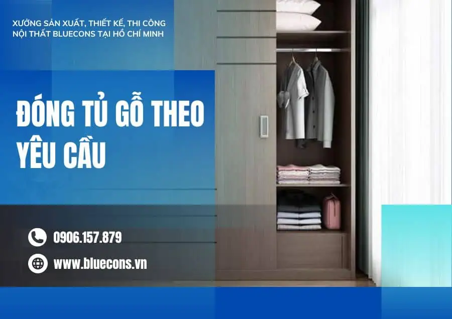 Đóng tủ gỗ theo yêu cầu