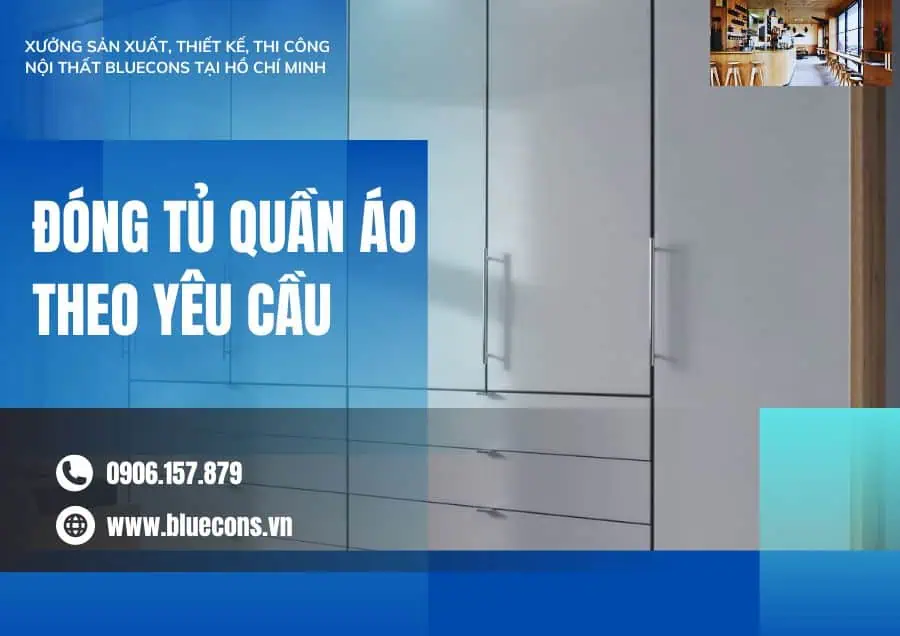 Đóng tủ quần áo theo yêu cầu