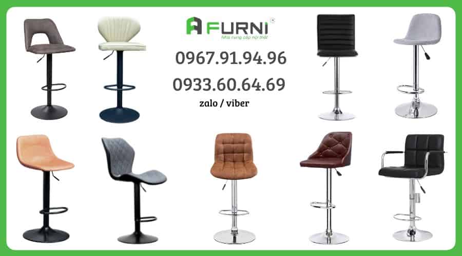 Ghế quầy lễ tân thiết kế tối giản