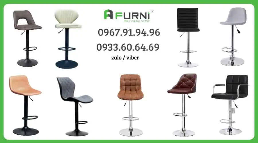 Ghế quầy lễ tân thiết kế tối giản