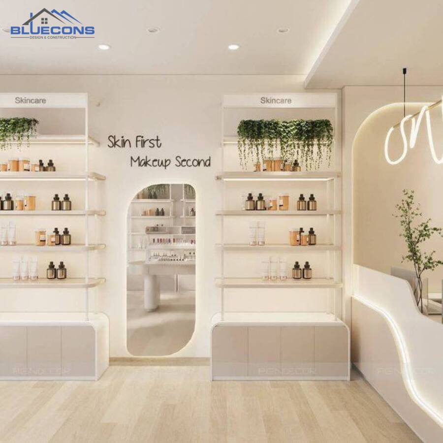 Giá kệ trưng bày phong cách Scandinavian năng động