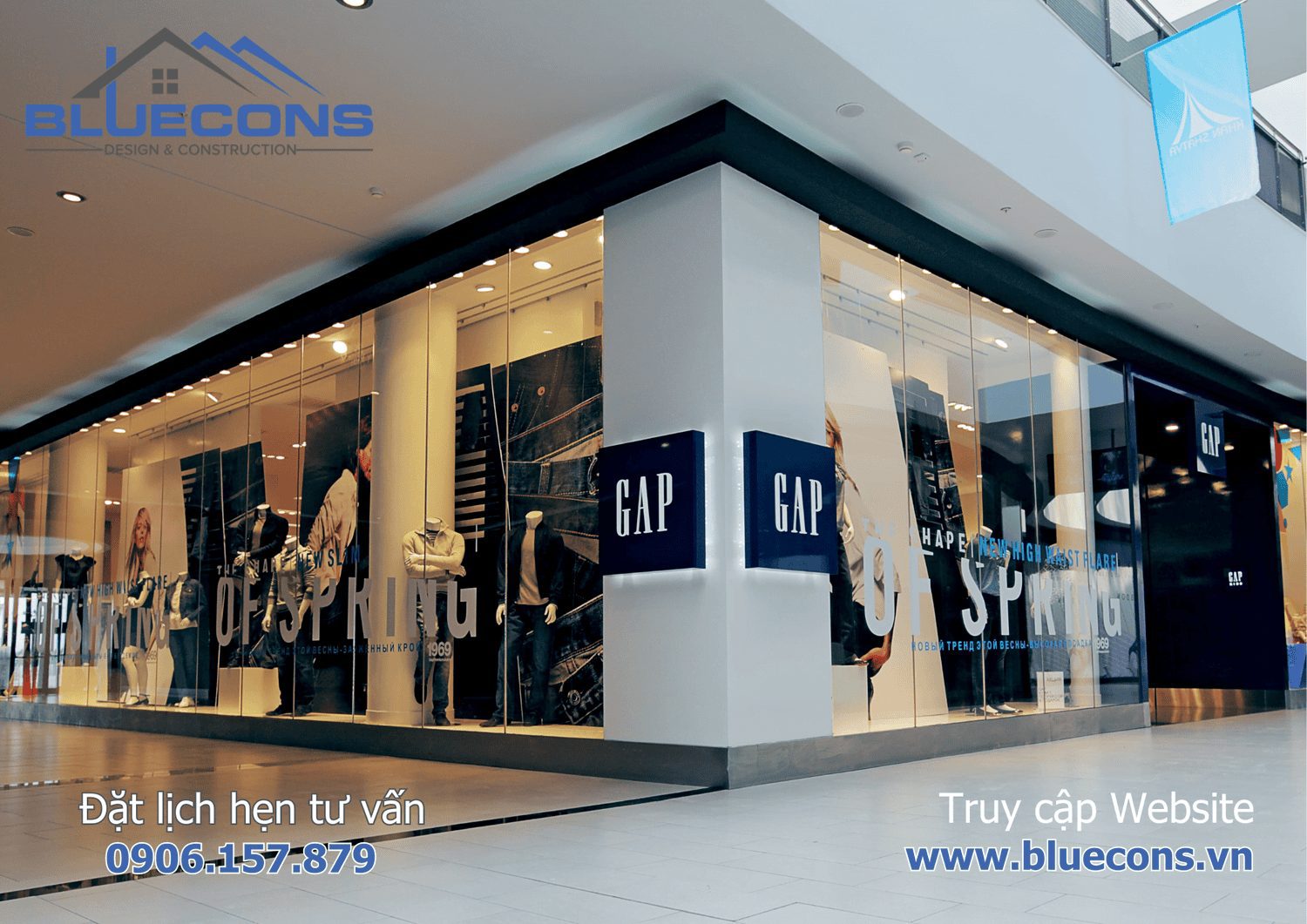 Giá thi công shop quần áo thời trang nhỏ TPHCM