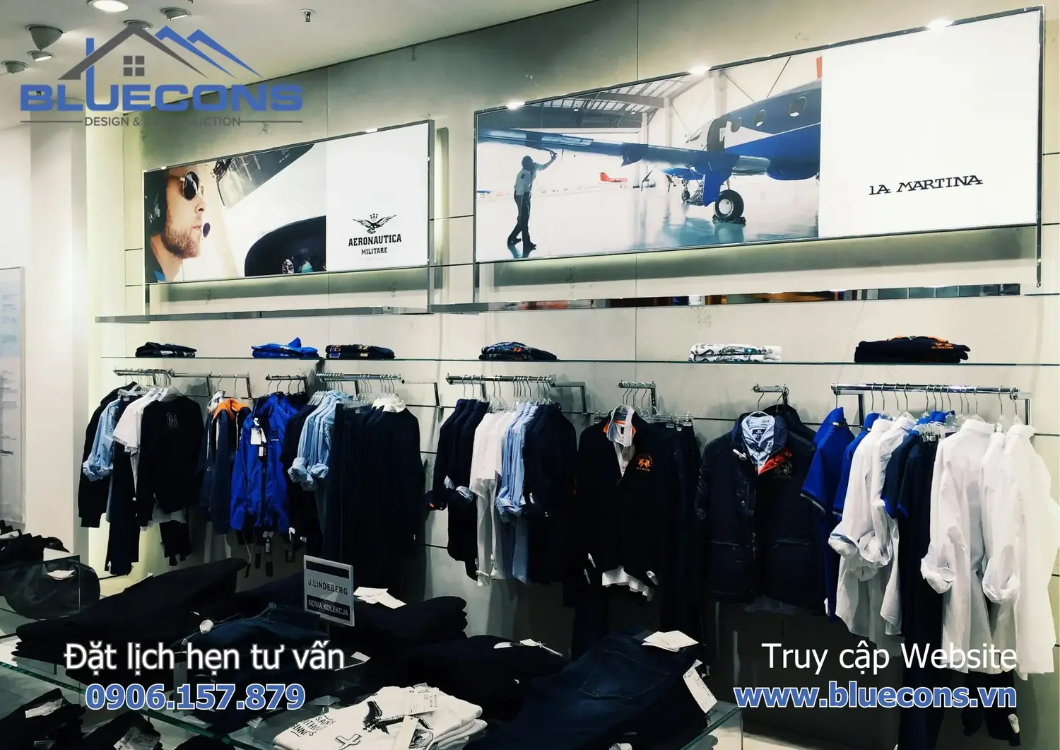 Giá thi công shop quần áo thời trang nhỏ TPHCM