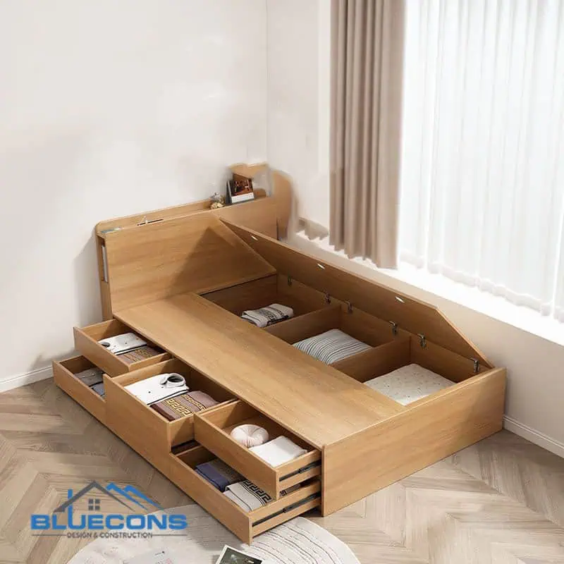 Mẫu Giường Ngủ Mini Tiện Dụng GN007 10 Giường ngủ mini GN007