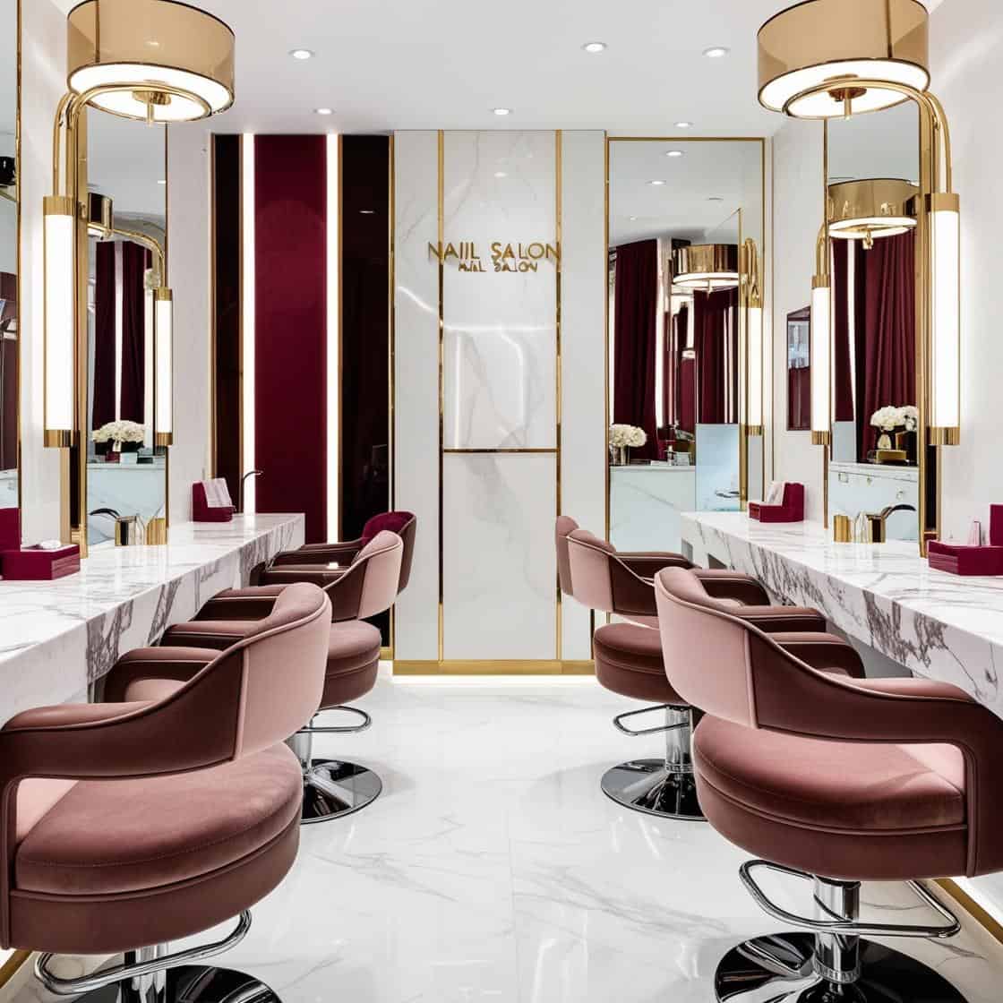 Đồ nội thất tiệm nail cao cấp 10 high end nail salon furniture (2)