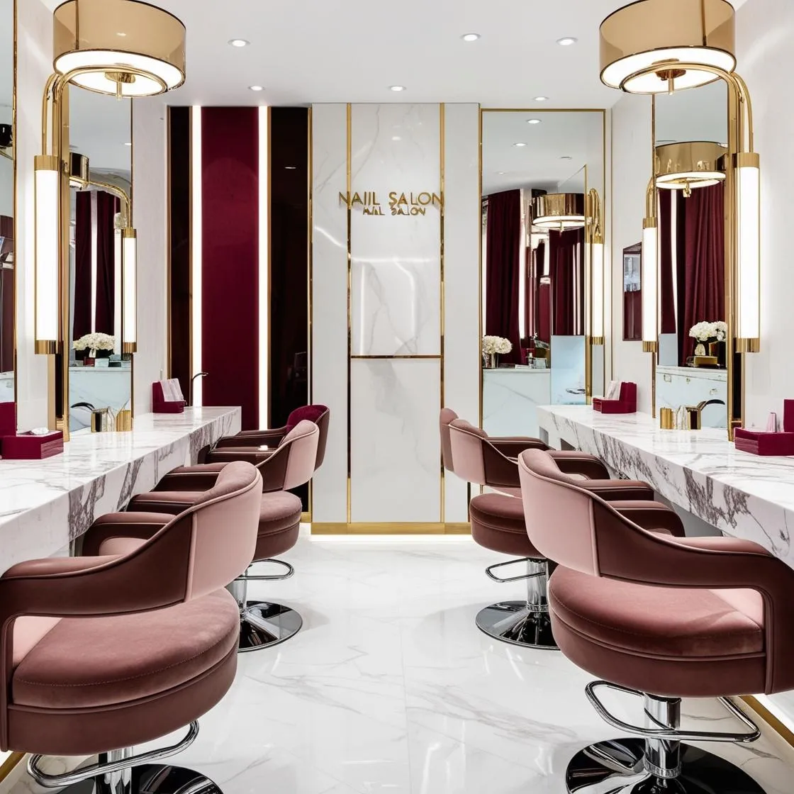 Đồ nội thất tiệm nail cao cấp 11 high end nail salon furniture (2)