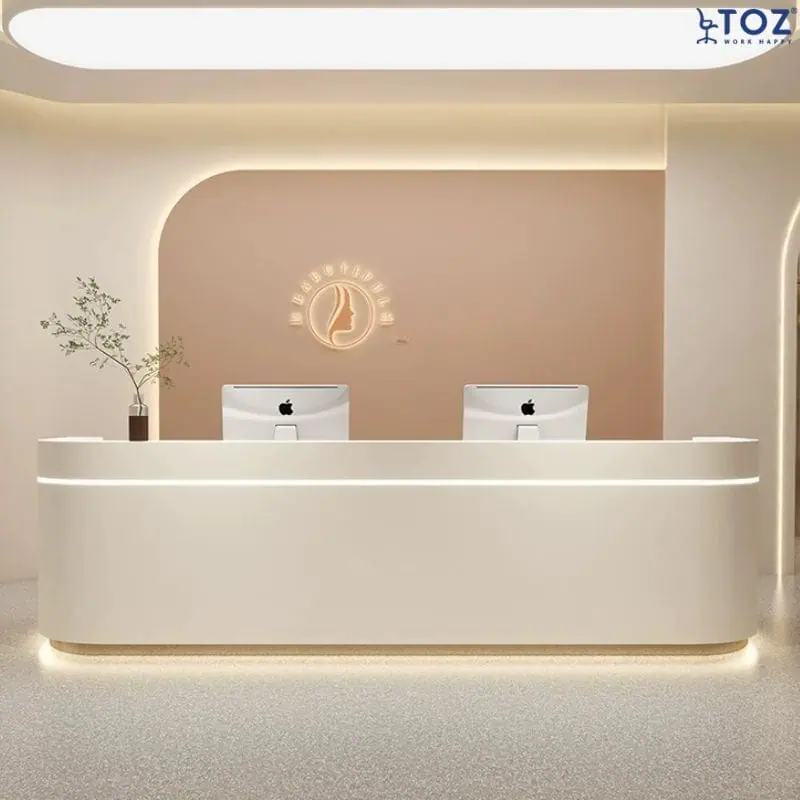 Mẫu quầy lễ tân độc đáo