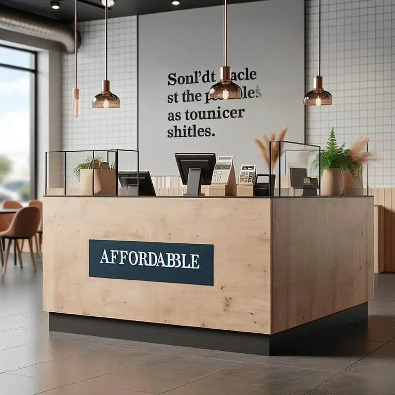 Bàn quầy thu ngân siêu thị