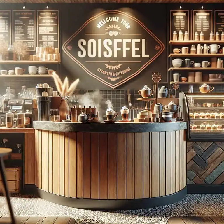 Quầy thu ngân cong