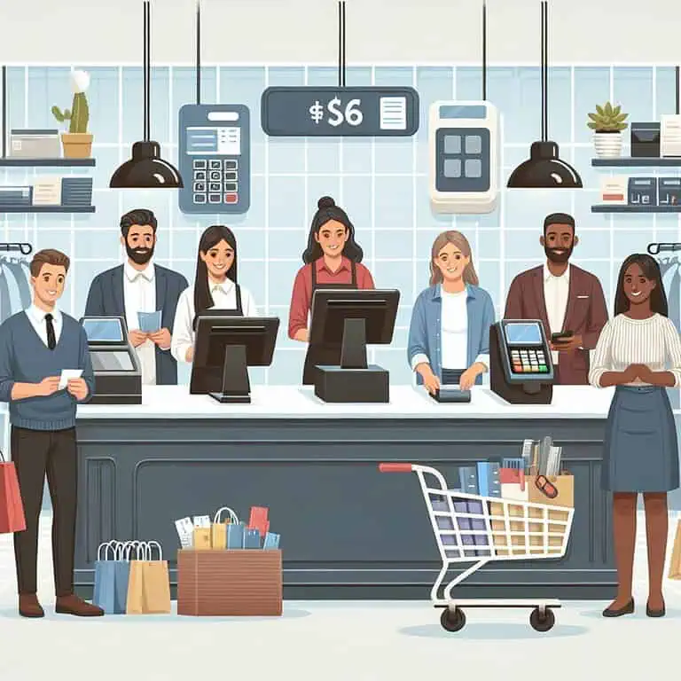 Quầy thu ngân bao nhiêu tiền