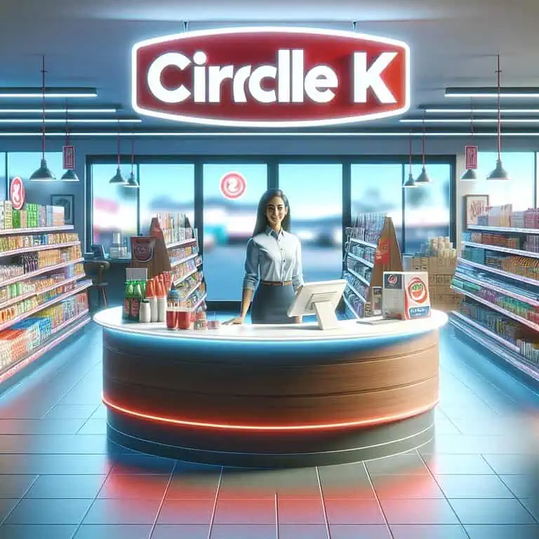 Quầy thu ngân circle k