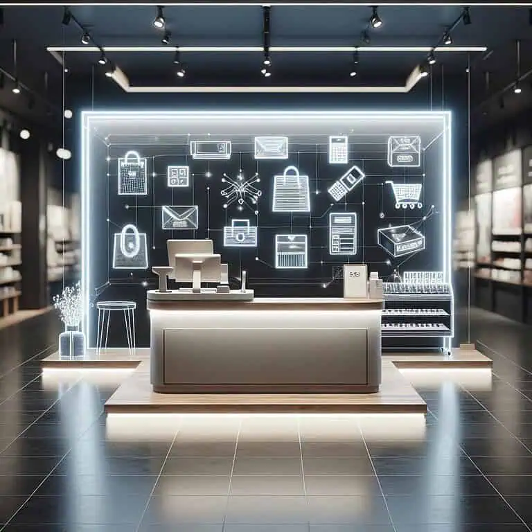 Quầy thu ngân đơn giản