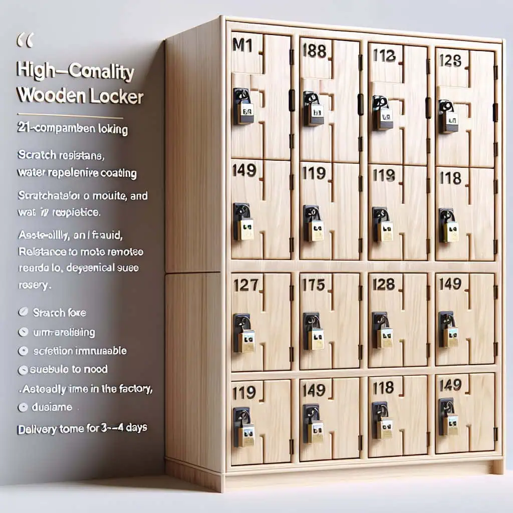 Tủ locker gỗ 21 ngăn Tủ locker gỗ 21 ngăn