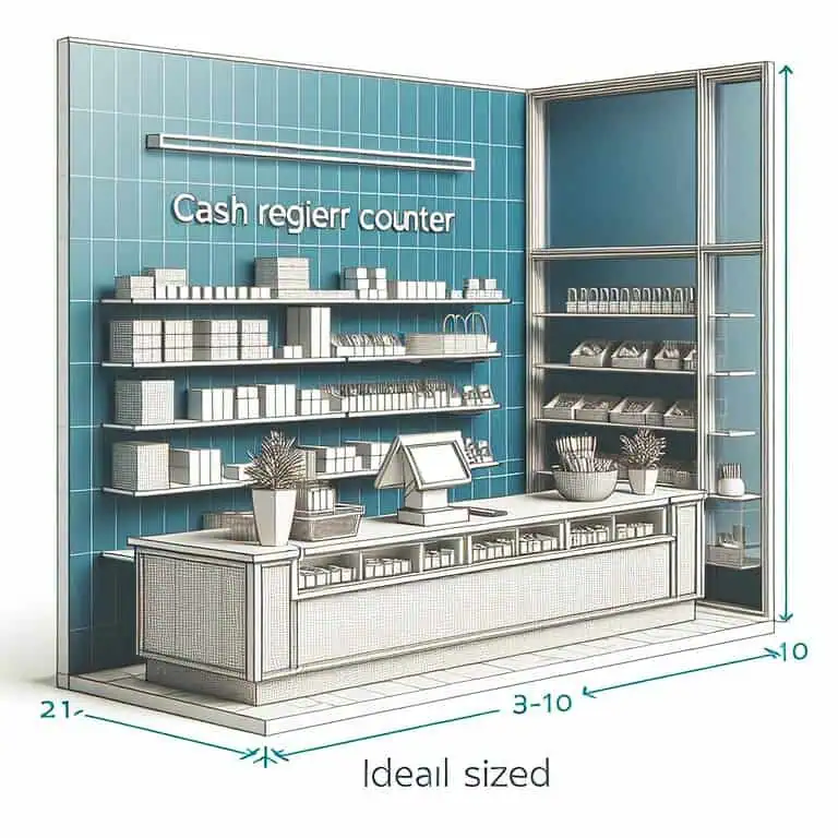 Quầy thu ngân thiết kế