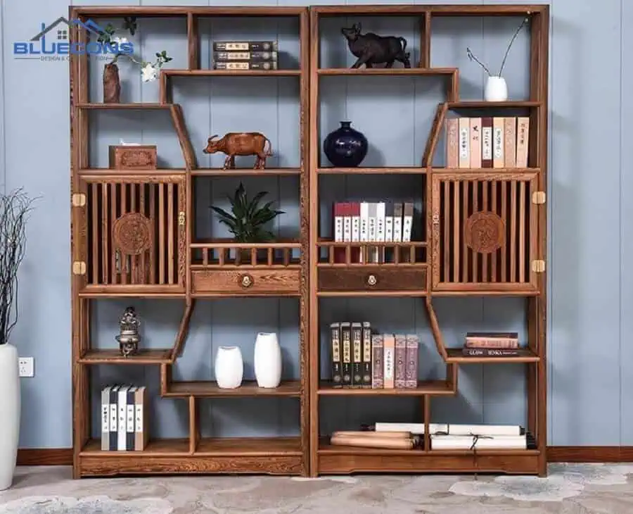 Top 99+ kệ trưng bày bằng gỗ đẹp HOT nhất 2024, phù hợp mọi không gian 8 Kệ gỗ trang trí thiết kế đẹp