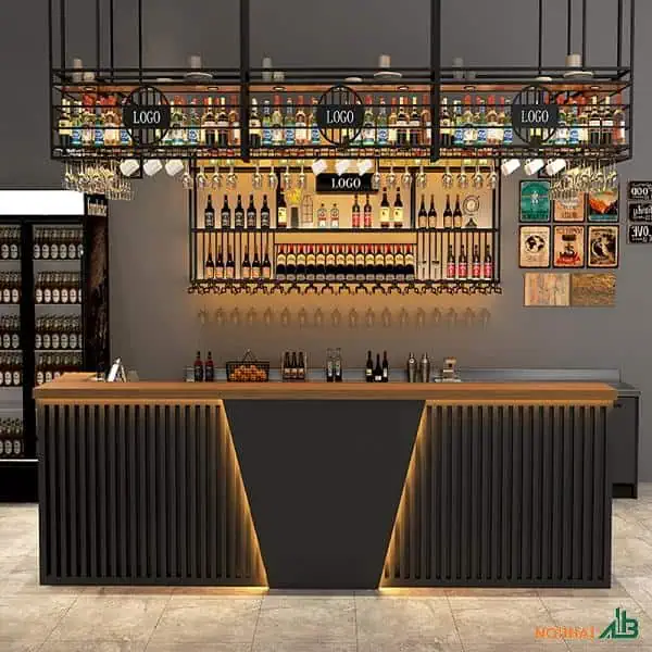 Quầy pha chế inox hiện đại