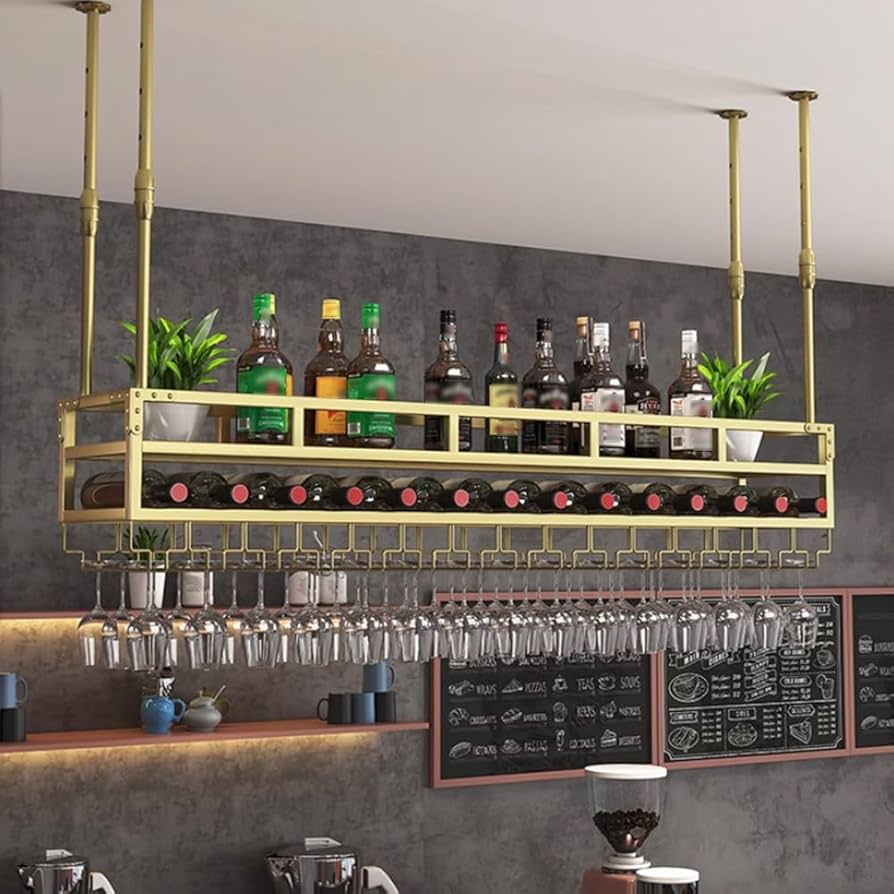 kệ treo ly quầy bar inox 4 kệ treo ly quầy bar inox 4