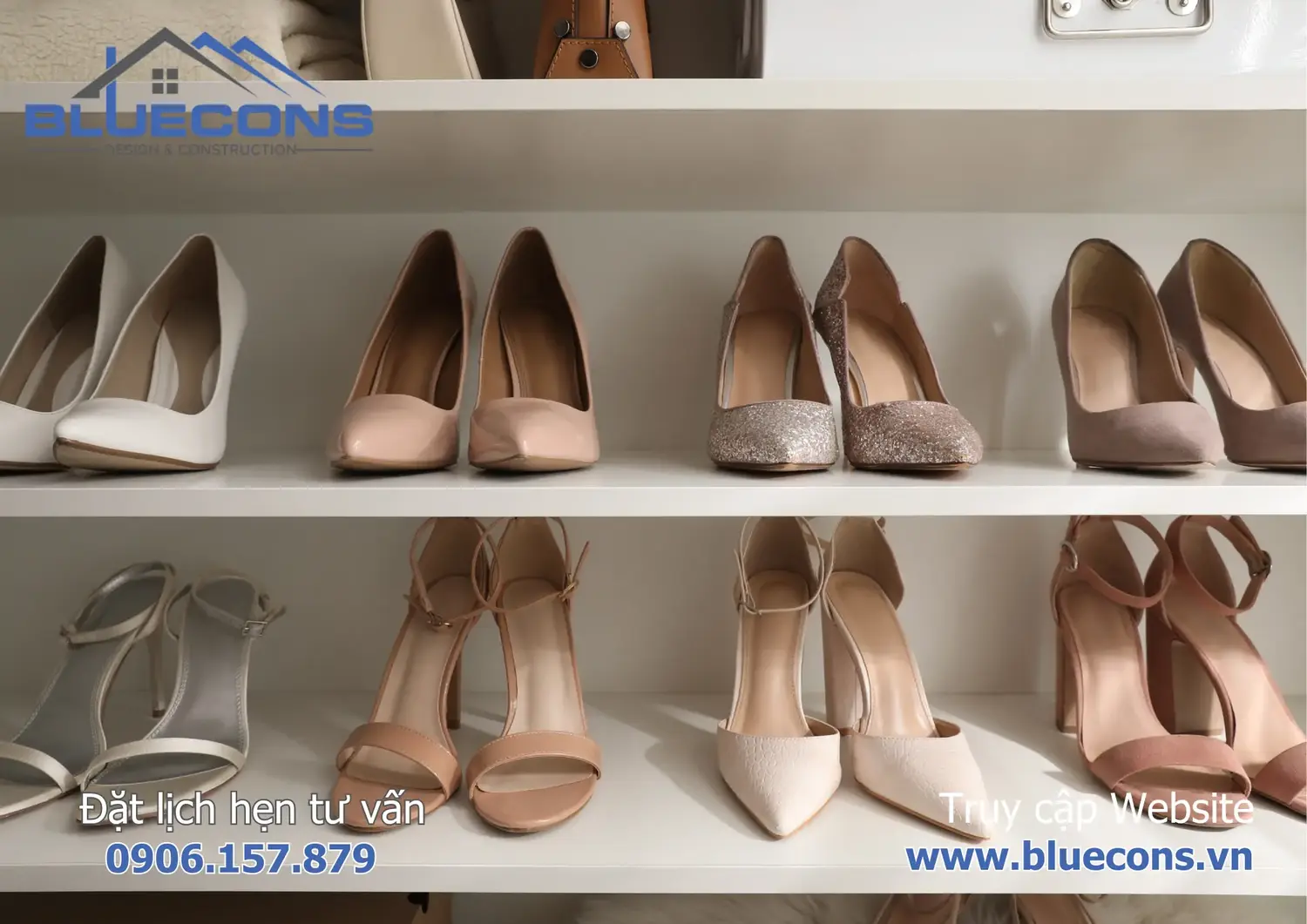 Thi công shop giày dép túi xách nam nữ 2 Thi công shop giày dép túi xách nam nữ
