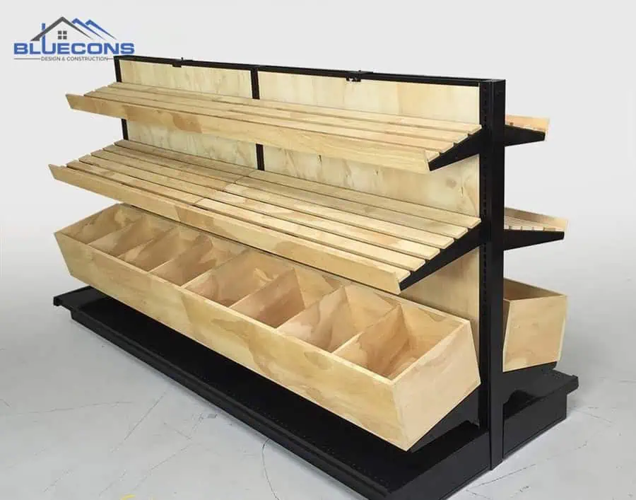 Top 80+ mẫu kệ gỗ trưng bày sản phẩm Đẹp, Giá Rẻ, Chất Lượng Cao 8 Kệ trưng bày hàng hóa rau củ