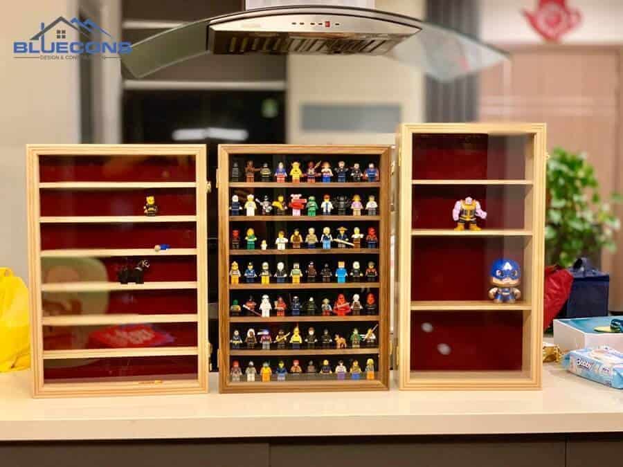 +20 mẫu kệ trưng bày lego đẹp và bắt kịp xu hướng 2024 17 Tủ trưng bày lego dạng đứng tối ưu không gian