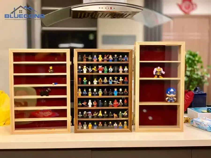 +20 mẫu kệ trưng bày lego đẹp và bắt kịp xu hướng 2024 18 Tủ trưng bày lego dạng đứng tối ưu không gian