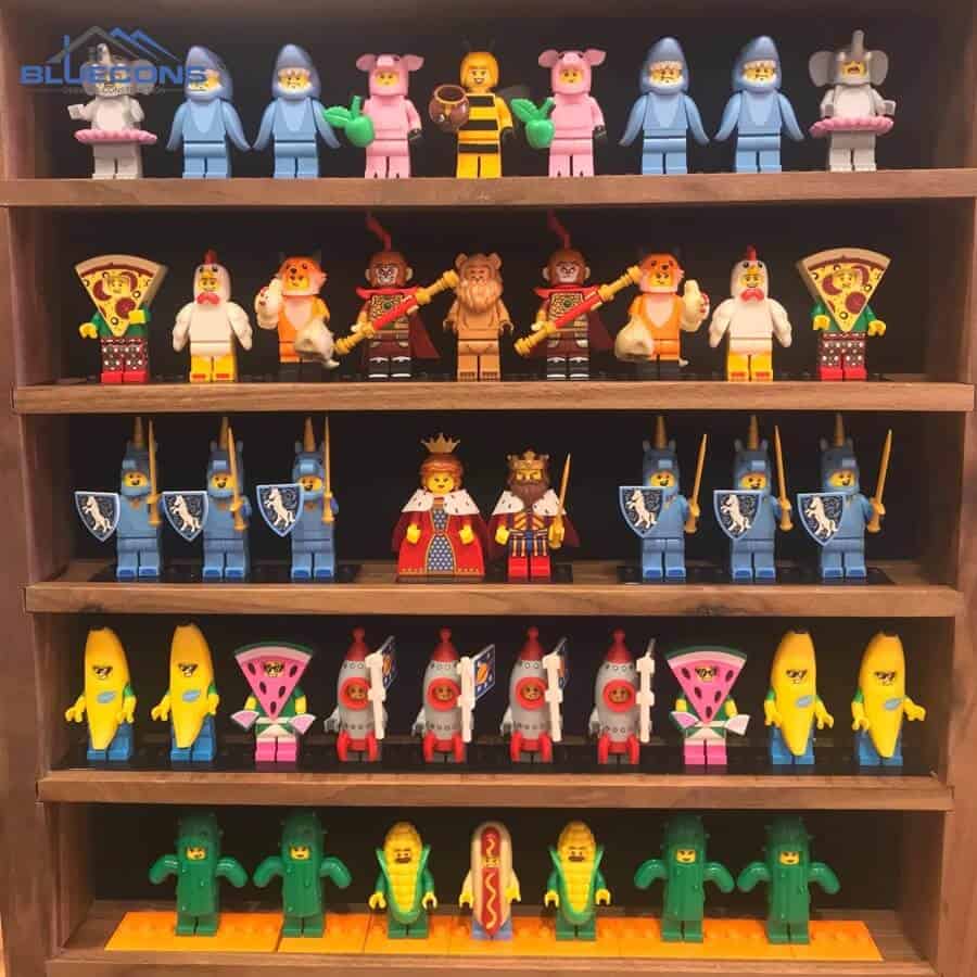 +20 mẫu kệ trưng bày lego đẹp và bắt kịp xu hướng 2024 4 Tủ trưng bày lego bằng gỗ tự nhiên đẹp